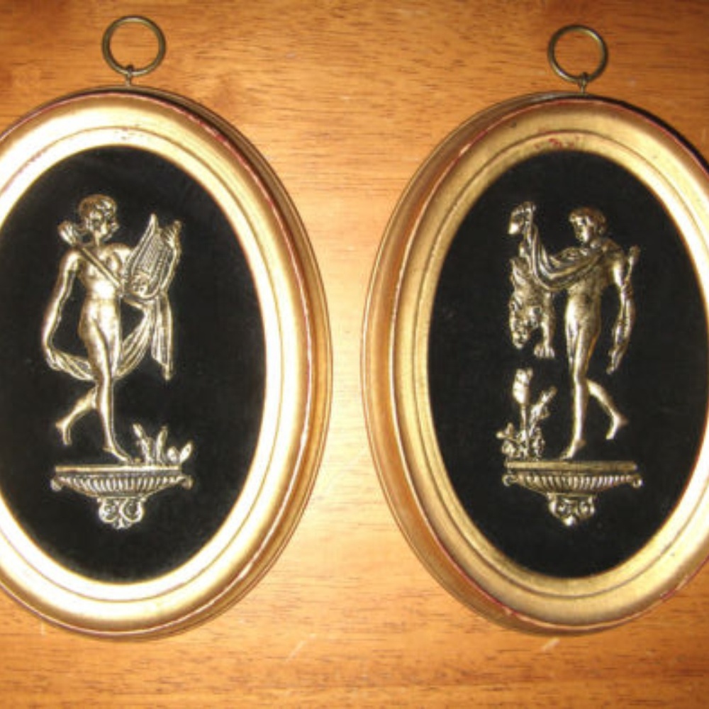 Vintage 2 Pc Clifford Art Studio, Inc New York
